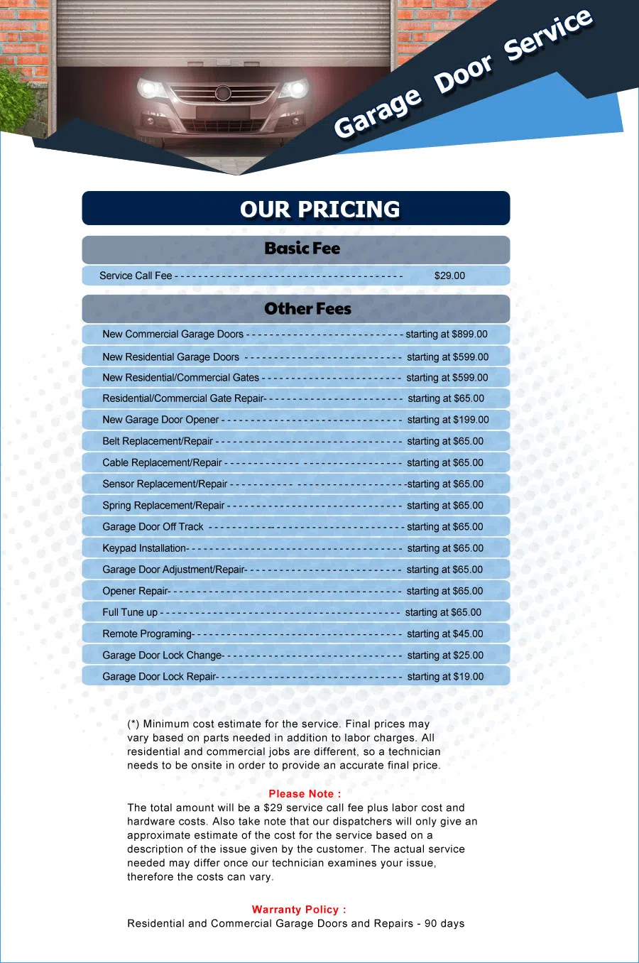 United Garage Door Potomac, MD 301-723-7399